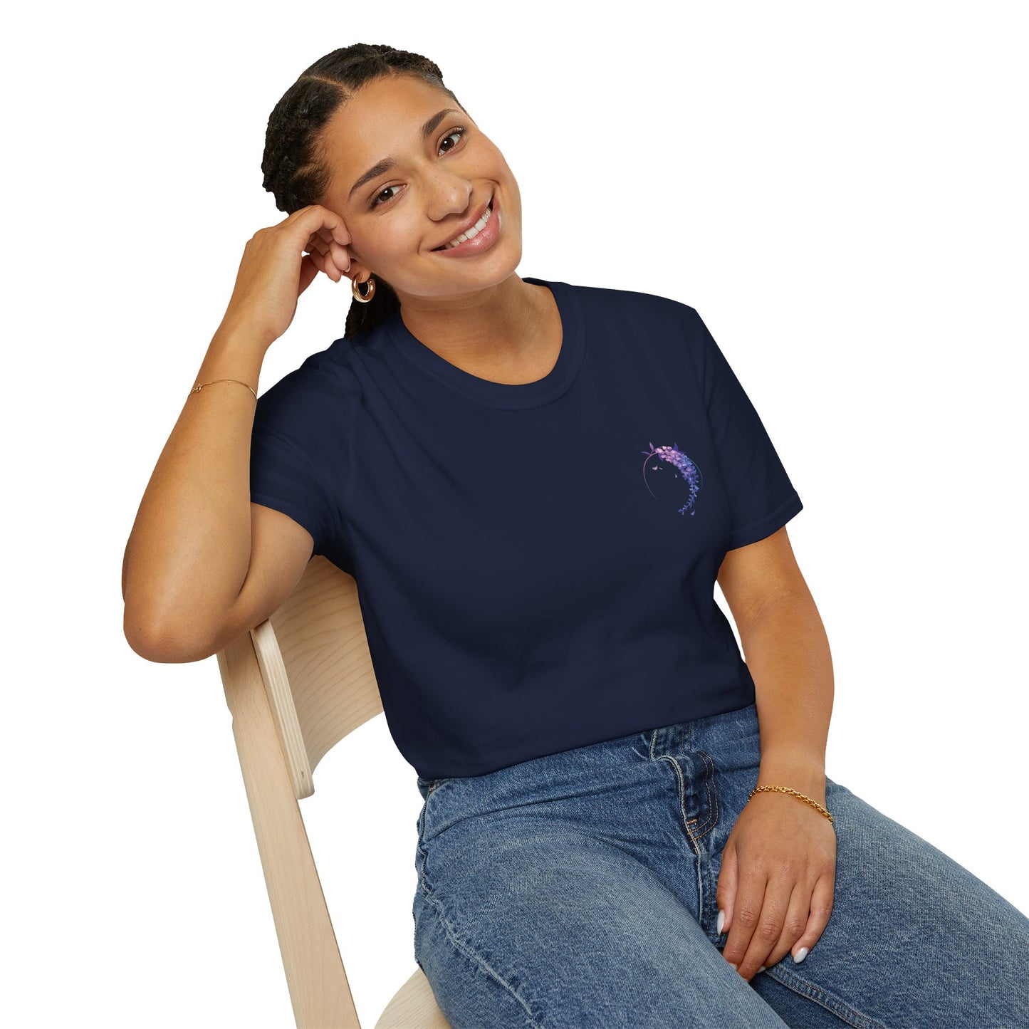 Unisex Softstyle T-Shirt - Wisteria Emblem