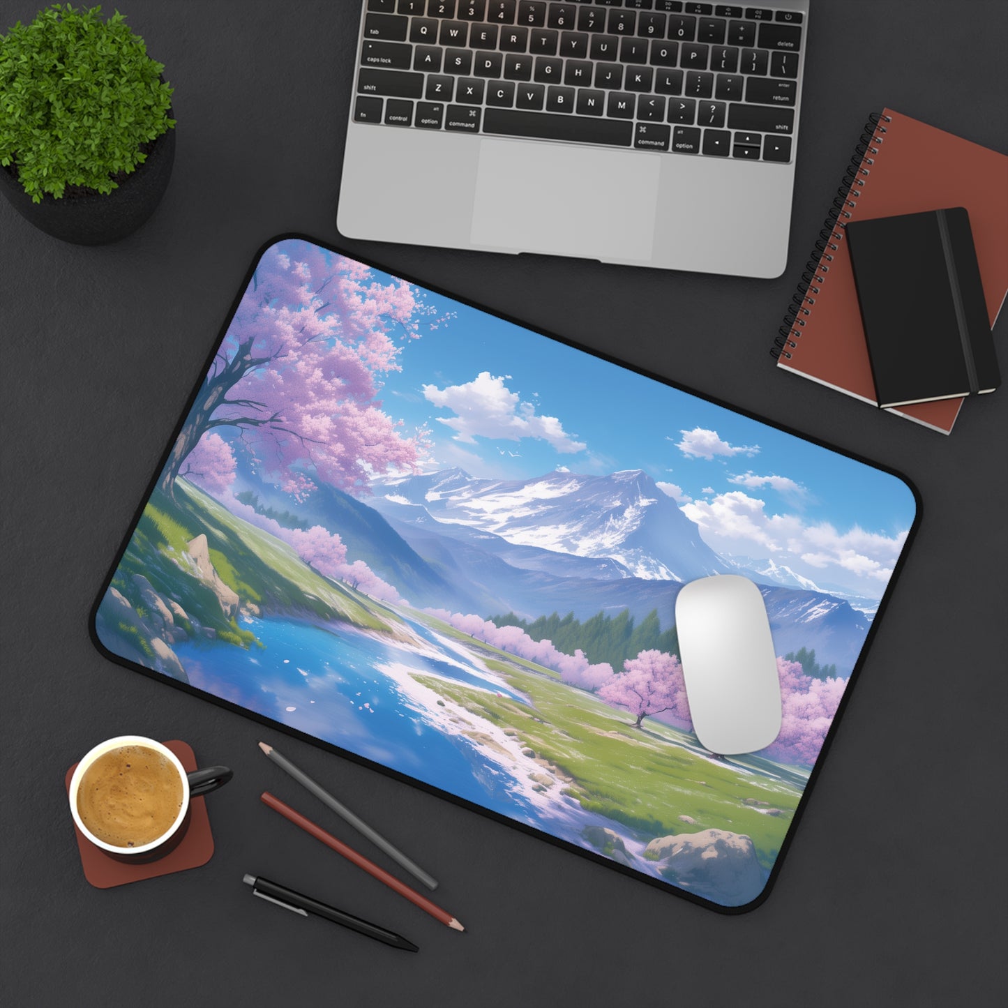 Desk Mat - Cherry Blossom