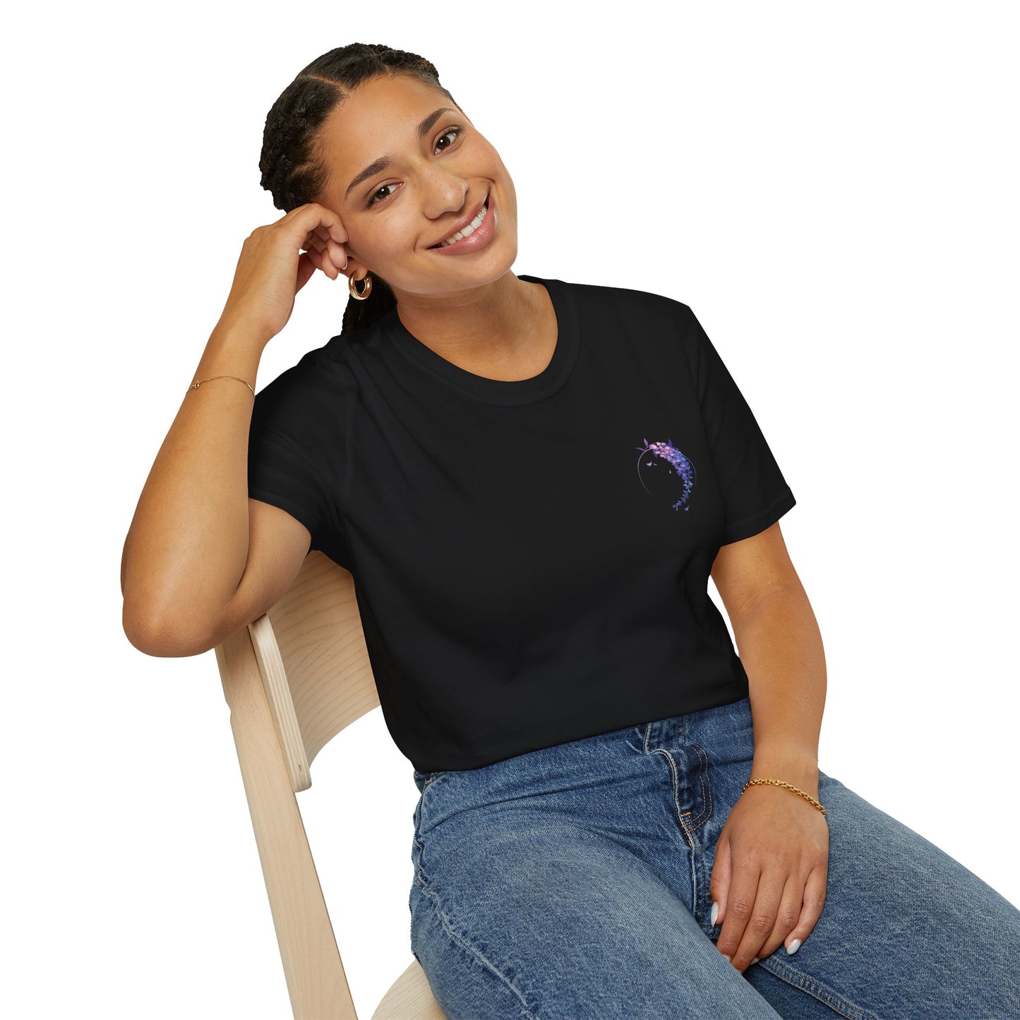 Unisex Softstyle T-Shirt - Wisteria Emblem