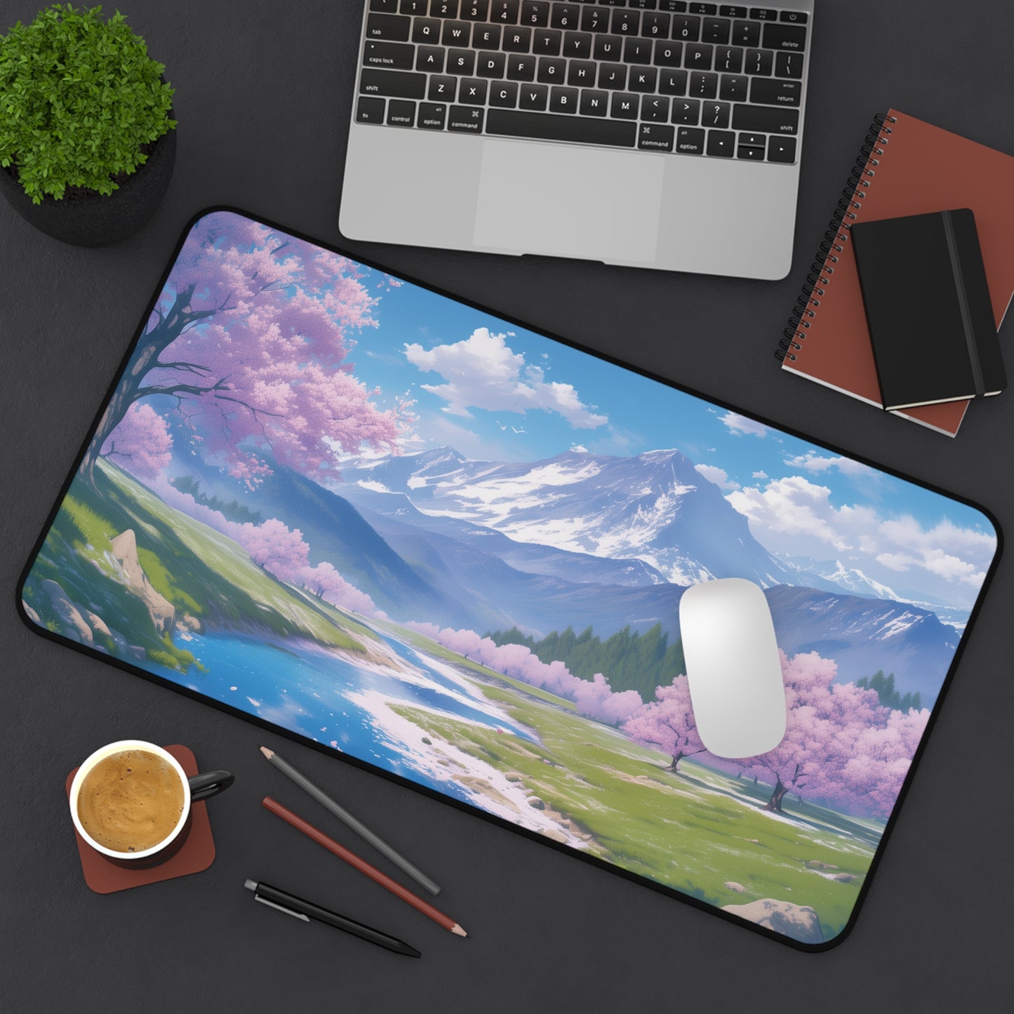Desk Mat - Cherry Blossom